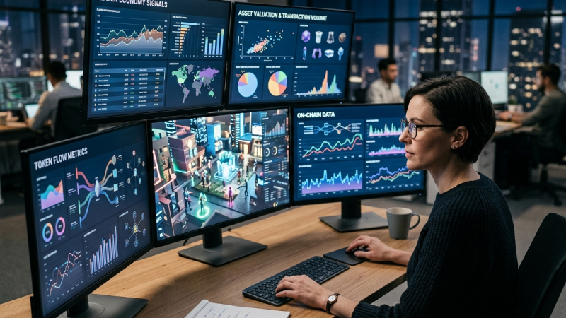 Metaverse Gaming Economies Through On-Chain Data